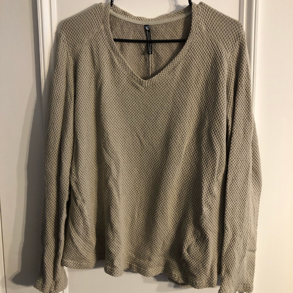 KUHL beige sweater